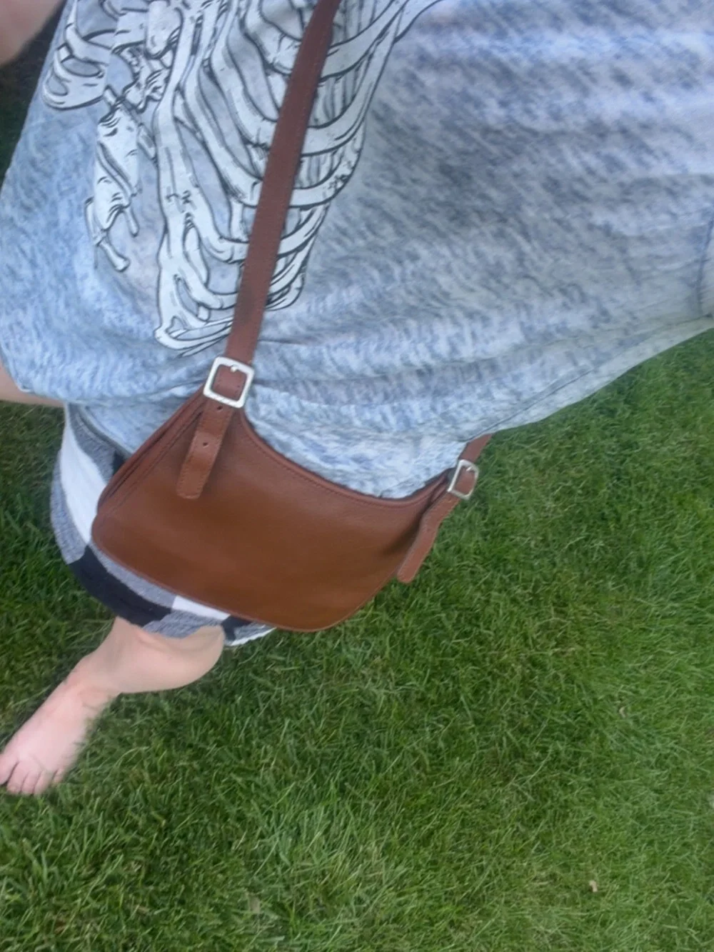 Y2K vintage hippy flip mini crossbody bag